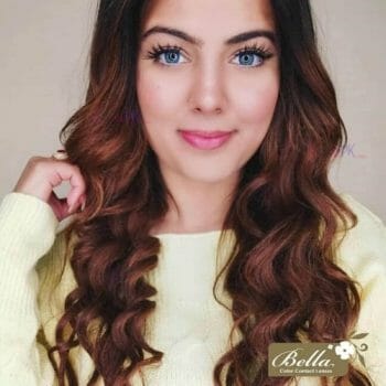 Buy bella natural cool blue contact lenses in pakistan – natural collection - lenspk. Com
