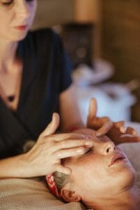 The 5 step eye massage
