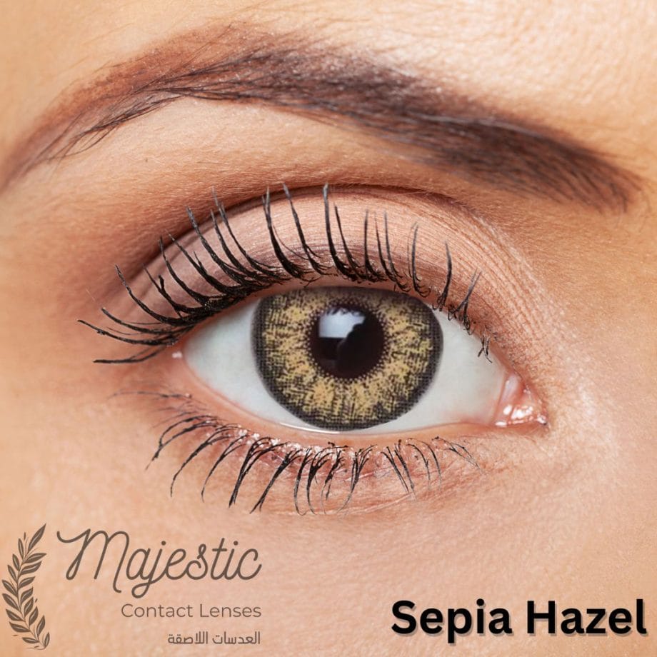 Sepia Hazel Eye Lenses