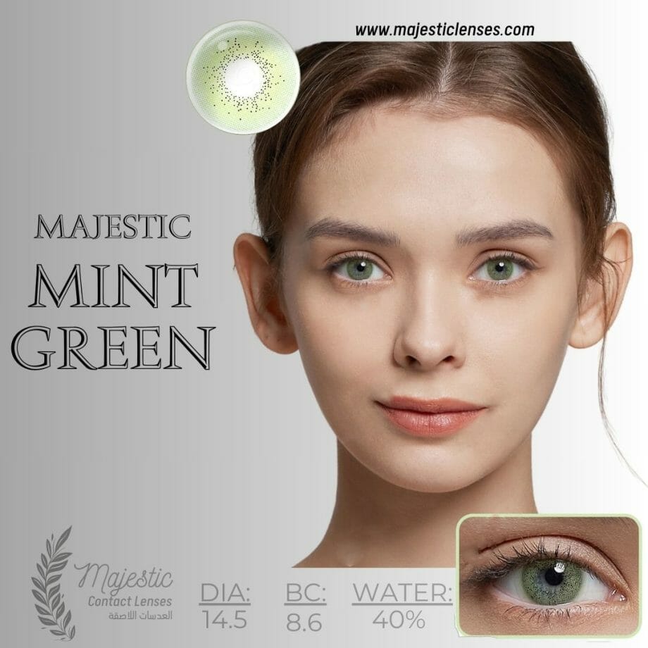 majestic mint green eye lens in pakistan