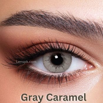 Buy Bella Caramel Gray Contact Lenses - Glow Collection - lenspk.com